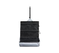 Portable Foldable Wash Pouches Multiple Section Storage Quick Dry Materials Compact Travel Accessory for Hygiene Products Lightweight Polyester Toiletry Bag