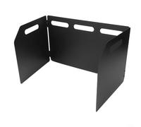 Portable Foldable Windshield for Camping Stoves Designed to Protect Flame and Save Fuel During Outdoor Cooking (Three-fold)