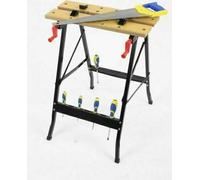 Portable Foldable Wooden Workbench Clamping Vice Workmate Work Bench Worktop