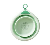 Portable Foldaway Baby Bathing Tub for Home Travel Compact Design Toddler Washbasin Anti Fall Cartoon Pattern
