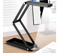 Portable Folded Video Booth, Touch Focus Document Scanner Camera with OCR Text Recognition, 360° Rotatable, 11 Million Pixels, DV Video Recording, Automatic Correction