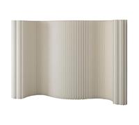 Portable Folding, Accordion Room Divider for Home, Office, Exhibitions, Events, Parties - White Paper Partition for Enhanced Privacy and Space Management