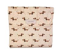 Portable Folding Baby Changing Mat and Toiletry Bag - Waterproof - Newborn - 100% Cotton Exterior - Made in Spain (Frankfurt, Changing Pad Only)