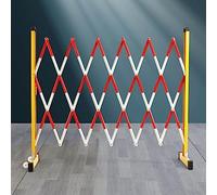 Portable Folding Barriers with Wheels - Traffic Control, Flexible Crowd Management, Red, 1.2m - Ideal for Events, Safety, Outdoor Use, Easy Setup
