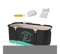Portable Folding Bathtub for Adults, Easy to Transport and Foldable, Thick-Walled for Hot Baths and Ice Coolings, Ideal for Small Homes and Travel