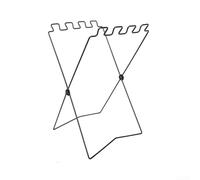 Portable Folding Bin Rack for Camping, Picnics, and Everyday Waste Management (Black (single bag))