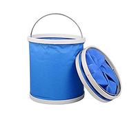 Portable Folding Bucket Collapsible Multifunctional Folding Outdoor Bucket Basin for Camping Hiking Travelling Fishing Washing,9L