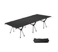 Portable Folding Camping Bed, Dual Use High-Low Aluminum Alloy Structure for Outdoor, Backyard, Garden Use, Stable and Durable Design for Comfort and Convenience