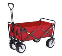 Portable Folding Camping Cart for Garden Festivals & Outdoor Activities - Heavy-Duty Utility Wagon for Shopping & Travel Easy to Carry & Store
