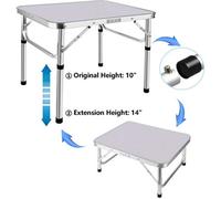 Portable Folding Camping Table Aluminium Carry Bbq Desk