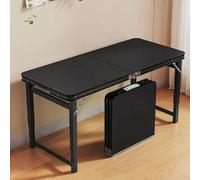Portable Folding Camping Table Aluminum & MDF 3 Adjustable Heights 100x50CM Ideal for Indoor/Outdoor Use Perfect for Beach Picnics and Outdoor Activities