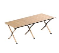 Portable Folding Camping Table for 6-8 People, Rollable Design, Supports 100kg, Ideal for Outdoor BBQs and Gatherings, Compact and Easy Storage