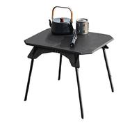 Portable Folding Camping Table - Grill Table Lightweight Adjustable Height with Detachable Legs Ideal for Outdoor Activities Picnics and BBQs