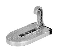 Portable Folding Car Door Step, PASASABLE Multi-Functional Car Door Latch Hook Step with Safety Hammer Function, Assisting in Boarding Roof (Silver)