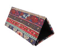 Portable Folding Card Rack, Canvas 600D Oxford Cloth Multi Layered Playing Card Holde Rfor Poker Parties, Family Game Nights (Ethnic Style)