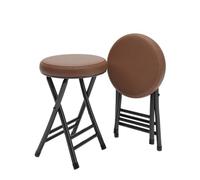 Portable Folding Chair - Solid Wood Garden Stool No Assembly Required Structural Stability Ideal for Dining Room Living Room Garden Bedroom - Space-Saving Design (1 pc)