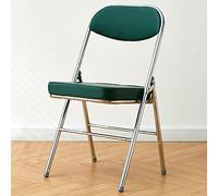 Portable Folding Chair with Lightweight Metal Frame, Stackable Design for Indoor and Outdoor Use in Home or Office Settings