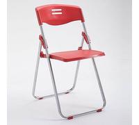 Portable Folding Chair with Tablet Arm, Stackable Mesh Backrest and Padded Seat for Office, School, and Training Sessions