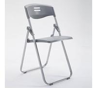 Portable Folding Chair with Tablet Arm, Stackable Mesh Backrest and Padded Seat for Office, School, and Classroom Use
