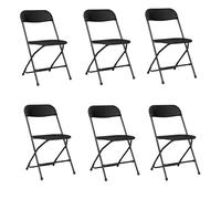 Portable Folding Chairs, Stackable Steel Frame for Office, Home, Outdoor & Indoor Events, Heavy-Duty, Space-Saving Design, Ideal for Gatherings & Parties