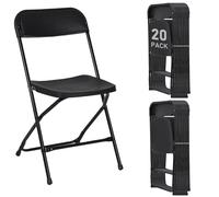 Portable Folding Chairs, Stackable Steel Frame, High Capacity for Office, Home, Events, Indoor & Outdoor Use - Durable & Space-Saving Solution