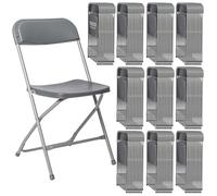 Portable Folding Chairs, Stackable Steel Frame, High Capacity for Office, Home, Indoor/Outdoor Events - Durable, Lightweight, Easy to Store