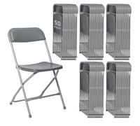 Portable Folding Chairs, Stackable Steel Frame, High Capacity for Office, Home, Outdoor, Indoor Events - Durable & Comfortable Seating Solution