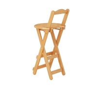 Portable Folding Chairs with Backrest Wooden Design Lightweight & Cact for Events Office Weddings nics & Dining 75cm Natural h
