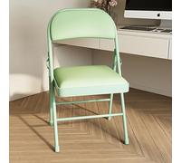 Portable Folding Chairs with Cushioned Seat for Indoor/Outdoor Use, Stackable Commercial-Grade Stools with Thick Cushion for Events, Office, Weddings, Parties, Kitchen & Dining Room