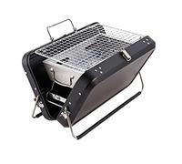 Portable Folding Charcoal Grill, Stainless Steel Barbecue Accessories for Outdoor Cooking, Ideal for Camping and Tailgating