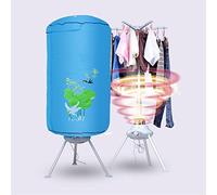 Portable Folding Clothes Dryer - 1000W Quick-Drying Rack with 180min Timer for Home, Bathroom, Dorms & Apartments - Silent Operation