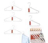 Portable Folding Clothes Hangers, 5pcs - Fold in Half, Space Saving for Travel, Dorm, Closet & Home