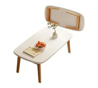 Portable Folding Coffee Table - Minimalist Low Table for Small Spaces, Ideal for Bedroom, Living Room, or Balcony, Japanese Style, No Assembly Required