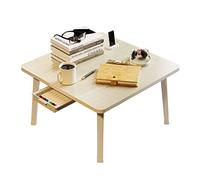 Portable Folding Coffee Table Small Dining & Study Desk Lightweight Laptop Table for Outdoor Camping Compact 60cm Size (H35CM) - Versatile & Easy to re