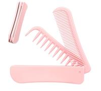 Portable folding comb, double head tool for and parting, styling comb for the bag, for home, travel, hairdressing salon, apartment, hotel, student dorm, holiday home