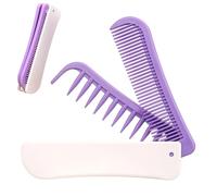 Portable Folding Comb - Portable Double Head Hair Styling Tool | Fine Tooth Comb for Home, Travel, Holiday, Apartment, Hotel, College Residence,