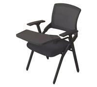 Portable Folding Conference Chair with Backrest - Space-Saving Meeting & Office Stool for Staff & Students - Ideal Event Seating for Conferences & Workshops
