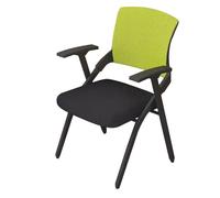 Portable Folding Conference Chairs with Backrest - Lightweight & Compact Desk Stool for Meetings Training and Office Use - Comfortable Seating for Students & Professionals