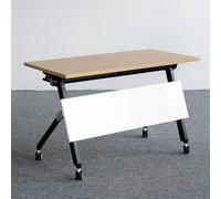 Portable Folding Conference Table with Wheels Adjustable 63"x29"x24" Meeting Table for Office Seminar & Event Use - Ideal for Training Rooms and Conferences
