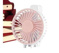 Portable Folding Desk Fan, Personal Fan - Small Personal Fan with 3 Wind Speed, Rechargeable Face Fans for Work, Walk, Travel, Outdoor
