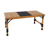 Portable Folding Dining Table - Extendable Outdoor Table with Aluminum Alloy Frame for Camping Picnics & Travel - Lightweight Space-Saving Design for Easy Transport & Versatile Use