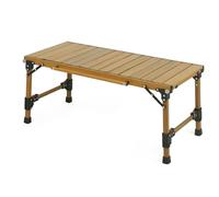Portable Folding Dining Table - Extendable Outdoor Table with Aluminum Alloy Frame for Camping Picnics & Travel - Lightweight Space-Saving Design for Easy Transport & Use