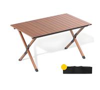 Portable Folding Dining Table Extendable Space-Saving Alloy Table for Camping Outdoor Events Small Spaces Lightweight and Easy to Carry Perfect for Gatherings