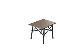Portable Folding Dining Table - Lightweight Aluminum Alloy Picnic & Barbecue Table for Outdoor Camping Green Color Easy to Carry Space-Saving Design