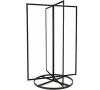 Portable Folding Display Stand for Exhibitions and Advertising, Freestanding Metal Billboard Stand for Art and Photography
