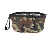 Portable Folding Dog Bowl Capacity Pet Food and Water Container for Travel Hiking and Outdoor Adventures Compact Design Durable Oxford Suitable for Dogs and Cats
