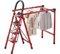 Portable Folding Drying Rack for Clothes, Collapsible Laundry Stand, Freestanding Ladder-Style Dryer, Space-Saving Indoor Outdoor Clothes Drying