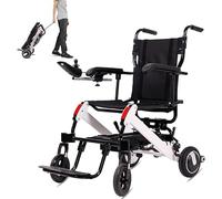 Portable Folding Electric Wheelchair for Adults and Elderly, Lightweight Travel Mobility Scooter with 500W Motor and 10-20km Range for Daily Use and Travel