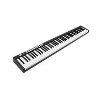 Portable Folding Electronic Piano 88-key Electronic Piano Hand-rolled Electronic Piano (Color : Bk)