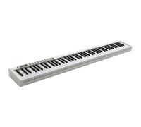 Portable Folding Electronic Piano 88 Keys Hand-rolled Electronic Piano Made Of Aluminum Frame And PC Material(White)
